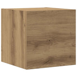 Set 6 kosov stenske TV omarice Artisan Oak Engineered Wood