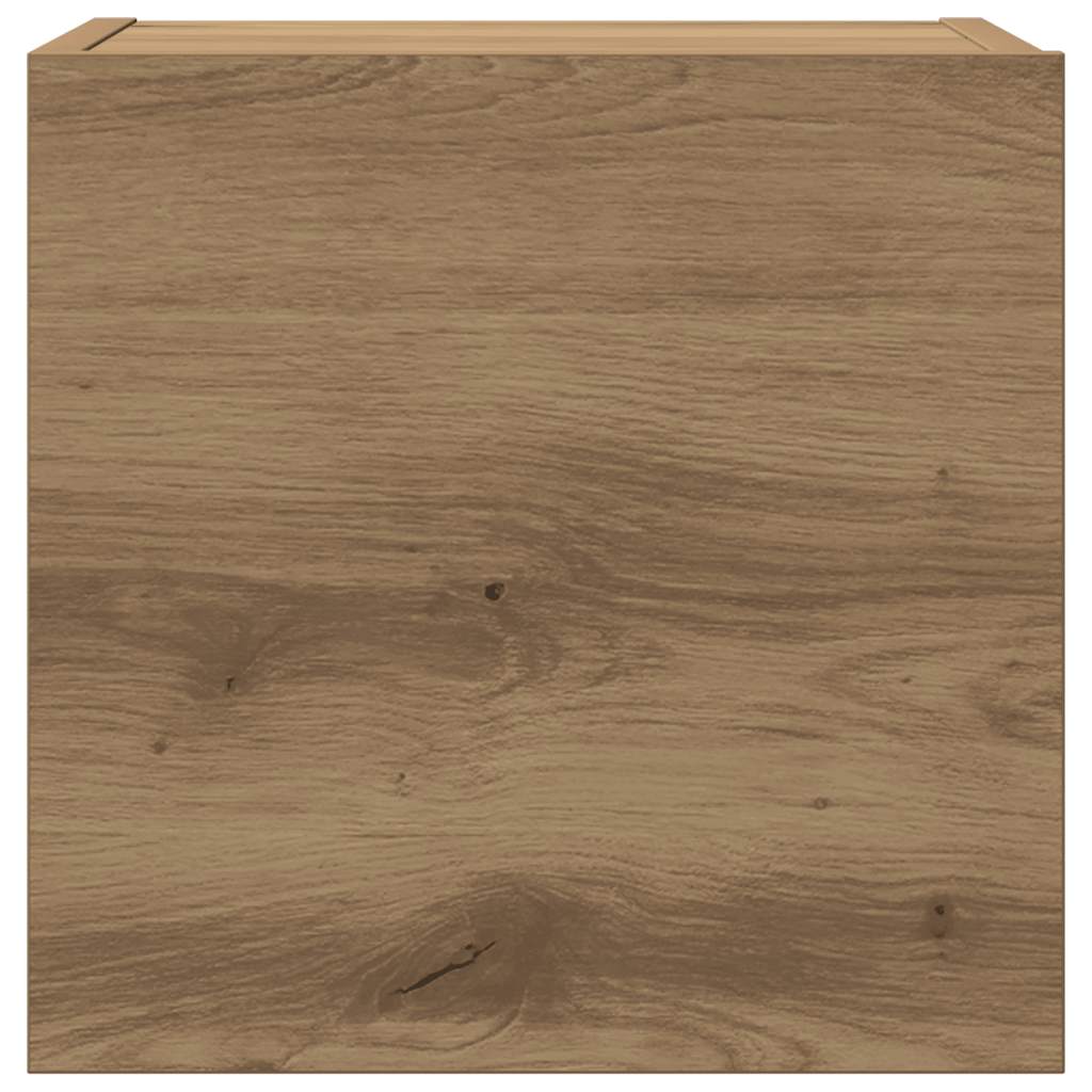 Set 6 kosov stenske TV omarice Artisan Oak Engineered Wood