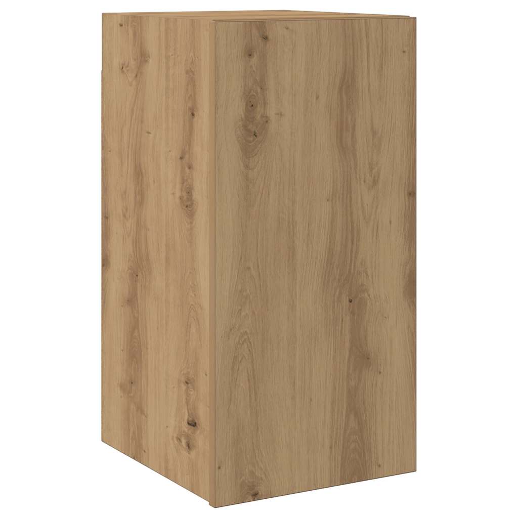 8 kosov stenske TV omarice Artisan Oak Engineered Wood